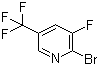 structure of CAS# 89402-29-9, 2-溴-3-氟-5-三氟甲基吡啶