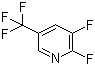 structure of CAS# 89402-42-6, 2,3-二氟-5-(三氟甲基)吡啶