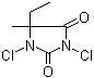 structure of CAS# 89415-87-2, 1,3-二氯-5-甲基-5-乙基海因
