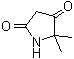structure of CAS# 89464-41-5, 5,5-Dimethylpyrrolidine-2,4-dione