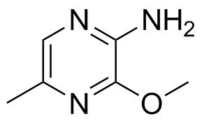 3-Methoxy-5-methyl-2-pyrazinamine molecular structure (CAS 89464-87-9)