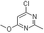 structure of CAS# 89466-39-7, 4-氯-6-甲氧基-2-甲基嘧啶