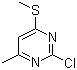 structure of CAS# 89466-59-1, 2-氯-4-甲基-6-甲硫基嘧啶