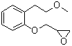 2-[[2-(2-Methoxyethyl)phenoxy]methyl]oxirane molecular structure (CAS 89507-60-8)