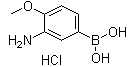 3-Amino-4-methoxyphenylboronic acid hydrochloride molecular structure (CAS 895525-75-4)