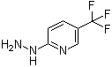 structure of CAS# 89570-85-4, 2-Hydrazino-5-(trifluoromethyl)pyridine