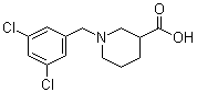 CAS 登录号：896045-39-9, 1-[(3,5-二氯苯基)甲基]-3-哌啶甲酸