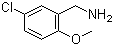 5-Chloro-2-methoxybenzenemethanamine molecular structure (CAS 896127-80-3)