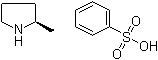 (R)-2-Methylpyrrolidine benzenesulfonate molecular structure (CAS 896743-24-1)