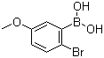 CAS # 89694-44-0, 2-Bromo-5-methoxyphenylboronic acid