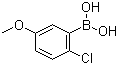 2-Chloro-5-methoxyphenylboronic acid molecular structure (CAS 89694-46-2)