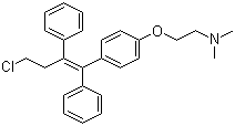 structure of CAS# 89778-26-7, Toremifene