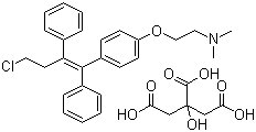 structure of CAS# 89778-27-8, 枸橼酸托瑞米芬