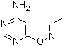CAS 登录号：89799-07-5, 3-甲基异恶唑并[5,4-d]嘧啶-4-胺