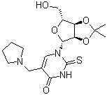 CAS # 89845-82-9, 2',3'-O-(1-Methylethylidene)-5-(1-pyrrolidinylmethyl)-2-thiouridine