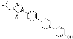 CAS # 89848-21-5, 2,4-Dihydro-4-[4-(4-hydroxyphenyl)-1-piperazinylphenyl]-2-(1-methyl-propyl)-3H-1,2,4-triazol-3-one