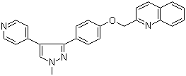 CAS # 898562-94-2, PF-2545920, 2-[(4-(1-Methyl-4-(pyridin-4-yl)-1H-pyrazol-3-yl)phenoxy)methyl]quinoline
