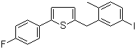 CAS # 898566-17-1, 2-(4-Fluorophenyl)-5-[(5-iodo-2-methylphenyl)methyl]thiophene