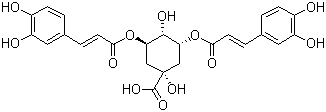 CAS # 89919-62-0, (-)-3,5-Dicaffeoyl quinic acid, (E,E)-3,5-Di-O-caffeoylquinic acid