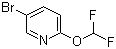 structure of CAS# 899452-26-7, 5-溴-2-(二氟甲氧基)吡啶