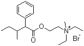 Valethamate bromide molecular structure (CAS 90-22-2)