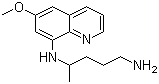CAS # 90-34-6, Primaquine, 8-(4-Amino-1-methylbutylamino)-6-methoxyquinoline, N-(6-Methoxyquinolin-8-yl)pentane-1,4-diamine
