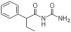 CAS # 90-49-3, 2-Phenylbutyrylurea, Pheneturide, Ethylphenacemide