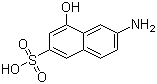 6-Amino-4-hydroxy-2-naphthalenesulfonic acid molecular structure (CAS 90-51-7)