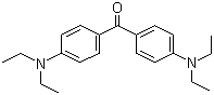CAS # 90-93-7, 4,4'-Bis(diethylamino) benzophenone, bis[4-(diethylamino)phenyl]methanone