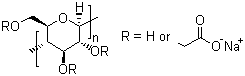 structure of CAS# 9000-11-7, Cellulose CM