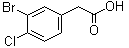 CAS # 90004-80-1, 3-Bromo-4-chlorobenzeneacetic acid