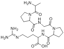 CAS # 9001-78-9, Alkaline phosphatase, 2-[[1-[2-[[1-(2-aminopropanoyl)pyrrolidine-2-carbonyl]amino]acetyl]pyrrolidine-2-carbonyl]amino]-5-(diaminomethylideneamino)pentanoic acid, Alkaline phenyl phosphatase, Alkaline phosphohydrolase, Alkaline phosphomonoesterase, Ostase