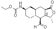 CAS # 900180-06-5, [(1R,3aR,4aR,6R,8aR,9S,9aS)-9-Formyldodecahydro-1-methyl-3-oxonaphtho[2,3-c]furan-6-yl]carbamic acid ethyl ester
