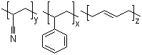 structure of CAS# 9003-56-9, ABS 树脂