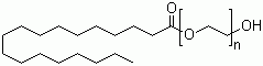 CAS # 9004-99-3, Polyoxyethylene stearate, Polyethylene glycol monostearate, PEG monostearate