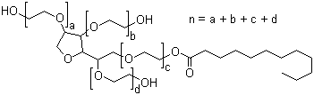 structure of CAS# 9005-64-5, 吐温 20