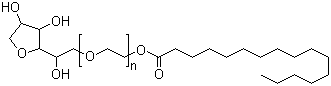 CAS # 9005-66-7, Polyoxyethylene sorbitan monopalmitate, Tween 40