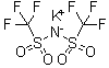 structure of CAS# 90076-67-8, Potassium bis(trifluoromethane)sulfonimide