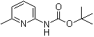structure of CAS# 90101-22-7, 2-Methyl-6-[[tert-Butoxycarbonyl]amino]pyridine