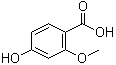 structure of CAS# 90111-34-5, 4-Hydroxy-2-methoxybenzoic acid