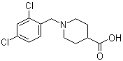 CAS 登录号：901920-31-8, 1-[(2,4-二氯苯基)甲基]-4-哌啶甲酸