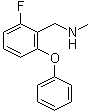 2-Fluoro-N-methyl-6-phenoxy-benzenemethanamine molecular structure (CAS 902836-71-9)