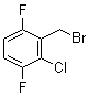 structure of CAS# 90292-67-4, 2-Chloro-3,6-difluorobenzyl bromide