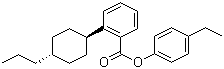 CAS 登录号：90311-55-0, 4'-反式-丙基环己基苯甲酸 4-乙基苯酯