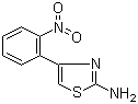structure of CAS# 90323-06-1, 4-(2-硝基苯基)-2-噻唑胺