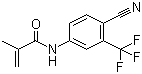 structure of CAS# 90357-53-2, N-[4-Cyano-3-(trifluoromethyl)phenyl]-2-methacrylamide
