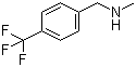 structure of CAS# 90390-11-7, N-Methyl-N-[4-(trifluoromethyl)benzyl]amine