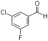 structure of CAS# 90390-49-1, 3-氯-5-氟苯甲醛