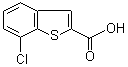 7-Chlorobenzo[b]thiophene-2-carboxylic acid molecular structure (CAS 90407-16-2)