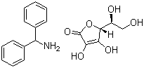 CAS # 905827-27-2, L-Ascorbic acid diphenylmethanamine, L-Ascorbic acid alpha-phenylbenzenemethanamine (1:1)
